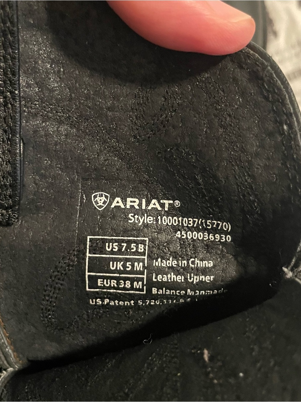 Ariat Black Women's Embroidered Cowboy Boots - Picture 5 of 5